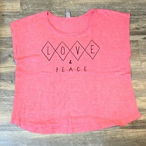 Love & Peace sleeveless shirt